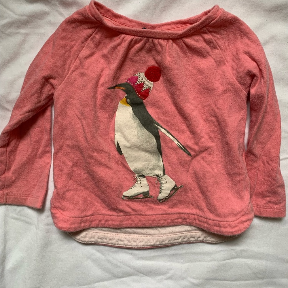 Gap penguin long sleeve 12-18 m shirt